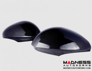 Alfa Romeo Stelvio Mirror Covers - Carbon Fiber - Caps - Feroce Carbon Alfa Romeo Stelvio Mirror Covers - Carbon Fiber - Caps - Feroce Carbon